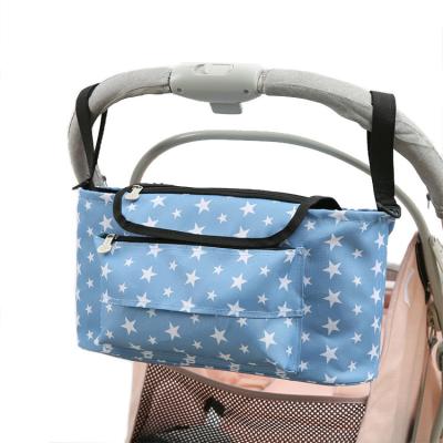 China High Quality Multifunctional Baby Stroller Organizer Baby Bag Storage Bottle Hanging Trolley Bag With Earphone Hole for sale