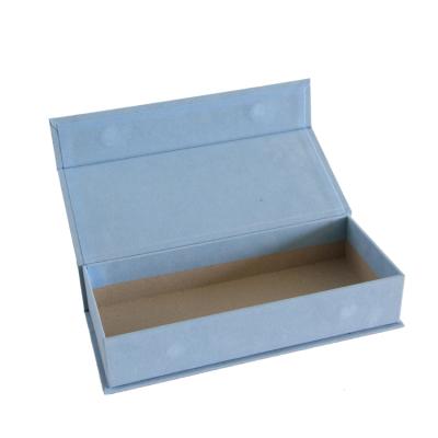 China Recyclable Custom Design Hot Sale Large Velvet Gift Box Gift Packaging Box Gift Voucher Box for sale