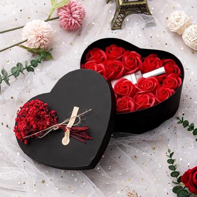 China Recycled Materials Custom Design Hot Sale Mounted Flower Box Gift Flowers Cardboard Box Gift Box With Flower for sale