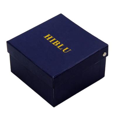 China 2021 Hot Sale Custom Logo Paper Luxury Wrist Black Watch Gift Box Recyclable for sale