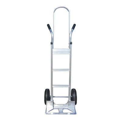 China Durable Aluminum Double Handle 600 Pound Hand Truck Load Capacity for sale