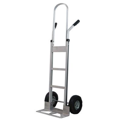 China 2 Wheel Durable Metal Hand Push Cart Aluminum Trolley for sale