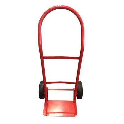 China Durable Warehouse Use Heavy Duty Flow Handle Steel Hand Trolley Bag Truck for sale