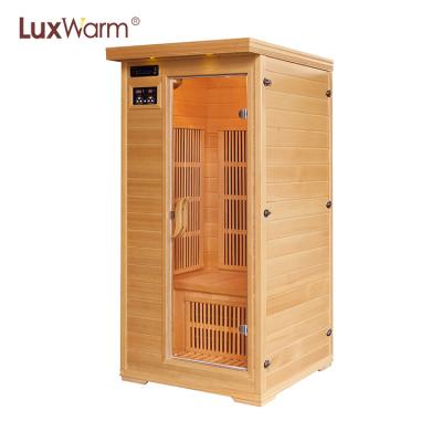 China Computer control panel professional portable infrared sauna for one person for sale