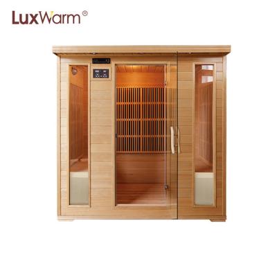 China Mini Sauna 4 Person Portable Portable Sauna Computer Control Panel Hot Selling Steam Sauna Room for sale