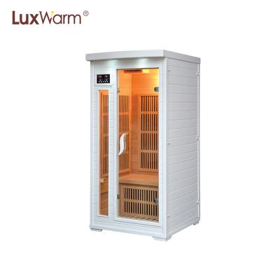 China Computer Control Panel Easy Assemble 1 Person Portable Infrared Sauna Room for sale