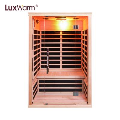 China Computer Control Panel 2 Person Mini Sauna Room Far Infrared Sauna Equipment for sale