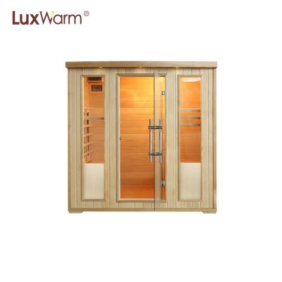 China Computer Control Panel 4 People Use Sauna Far Infrared Economic Sauna for sale