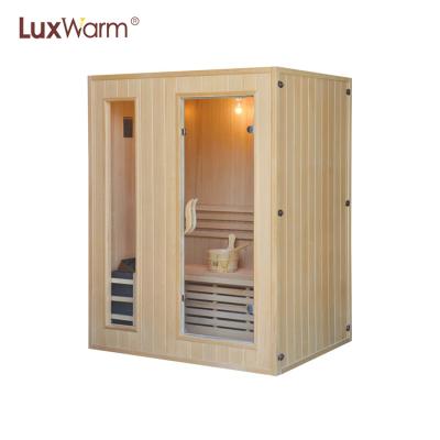 China Computer Control Panel Traditional Sauna Room With Stove And Stone For Body Health for sale