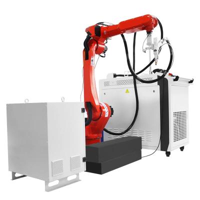 China 6-Axis 1000W -3000W Manipulator Laser Welder Automatic Fiber Laser Automated Loading Welding Machine for sale