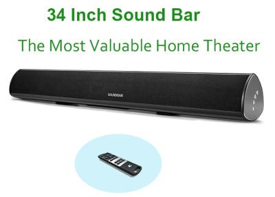 China Wall Mount 34 Inch Bluetooth Soundbar With Optical Audio Input  2.0 Channel for sale