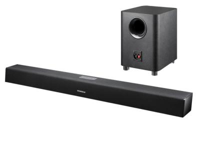 China Wireless Soundbar With Wired Subwoofer Removable , Sound Bar Speaker For TV 2.1 CH for sale