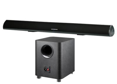 China 2.1 Correcte Bar van de huis de Stereospreker met Draadloos Bluetooth Subwoofer Te koop