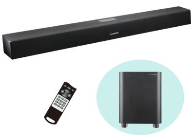 Κίνα Τρισδιάστατο πλαίσιο Soundbar Bluetooth για τη TV με την πολλών χρήσεων εισαγωγή/ξύλινο Subwoofer προς πώληση