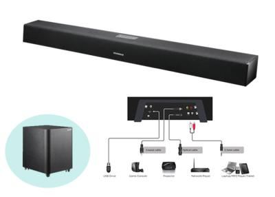 China Slim 110W Computer Sound Bars Speaker with 8 Inch Subwoofer Multifunction Input for sale