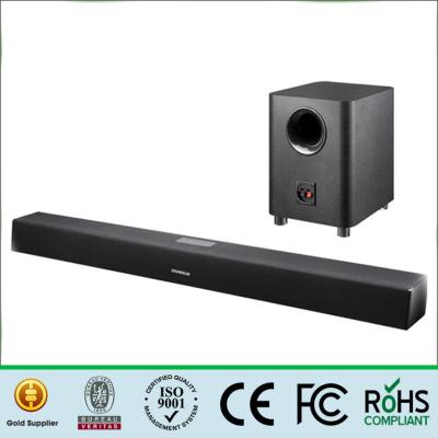 China Portable Soundbar Wireless Subwoofer , Bluetooth Soundbar Speakers 110W Output for sale