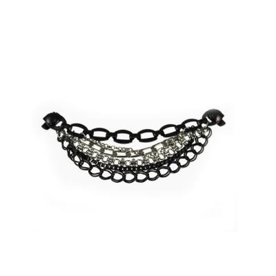 China Decorative Shoe Buckle Wholesale Faux Stone Chic Chain Boot Accessories for sale