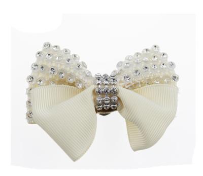 China Decorative Fabric Bow Shoe Clips for sale