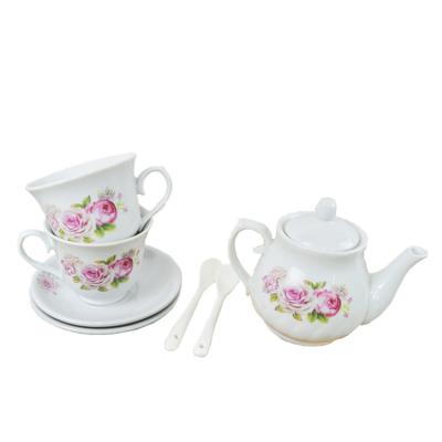 China Viable Floral Saucer Hot Sale Coffee Tea Cup Saucer Ceramic Gift Box Set for sale