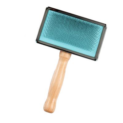 China Sustainable Quality Assurance Slicker Pet Mold Deshedding Brush Grooming Comb for sale