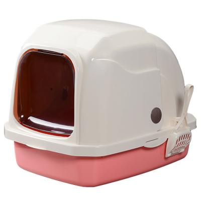 China Sustainable New Full-End Self Cleaning Travel Cat's Litter Box for sale