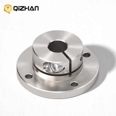 China FA industrial automation equipment Flanged Mount Type with Slit Carbon steel Electroless Nickel Plating Standard Type Round Flanged Shaft Supports for sale