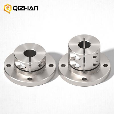 China FA industrial automation equipment Factory direct Round Flanged Mount Type with Slit Carbon Steel Electroless Nickel Plating Shaft Supports for sale