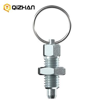 China Industrial Equipment GN717Carbon Steel Pull Ring Spring Pin Indexing Pin Indexing Plunger for sale