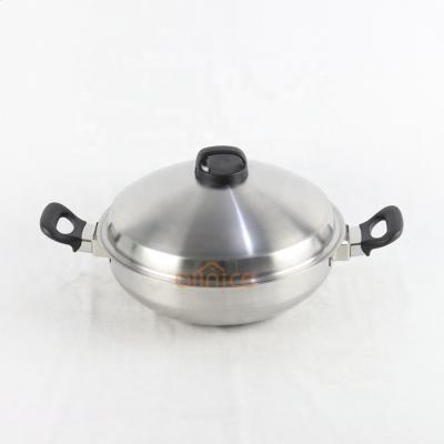 China Durable New Design Matte Steam Pan Stainless Steel Multifunctional Energy Saving Casserole for sale