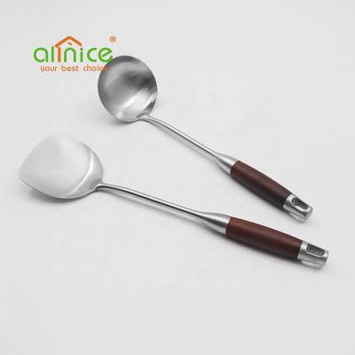 China High Quality Non-Stick Viable Kitchen Tools Cooking Spatula Pocket Stainless Steel Utensils Set Cooking Utensils for sale