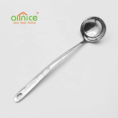 China Wholesale Sustainable Bulk Kitchen Utensil Stainless Steel Durable Cooking Soup Pouch With Long Handle for sale