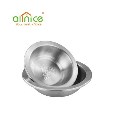 China Small Stainless Steel SS304 Sustainable Snack Dish High Quality Dish for sale