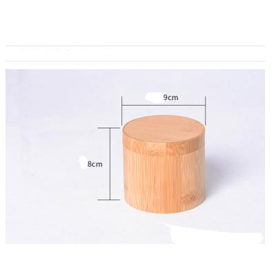 China Handmade Pure Natural Bamboo Round Barrel Jewelry Watch Box for sale