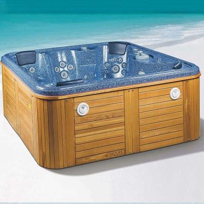 China Modern American Outdoor Smart Control Ozone Soaking Spa Sitting Bathtub For Adult for sale