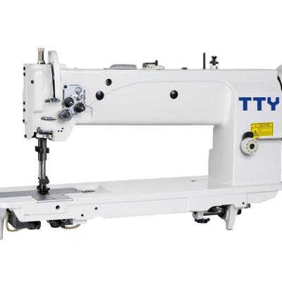 China Shoe Making Factory TTY-21688 Heavy Duty Long Arm Compound Fodder Lockstitch Sewing Machine for sale