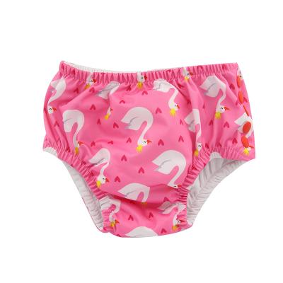 China Ohbabyka Baby Waterproof Reusable Cotton Diaper Printed Reusable Diapers Training Pants for sale