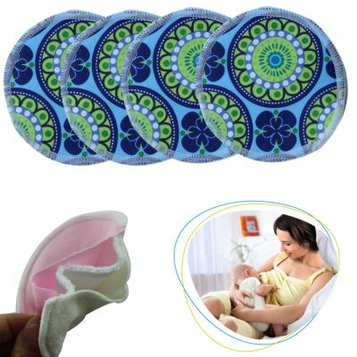 China Ohbabyka Bamboo ABSORBENT Fabric Mom Care Pads Breastfeeding Pads Lactation Pads for sale