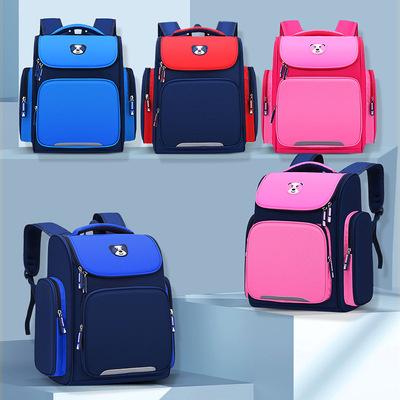 China Other Custom Simple Logo Color Trend Schoolbags Kids Girls Big Bagpack Kindergarten Unisex Backpack Bagpack School Bag for sale