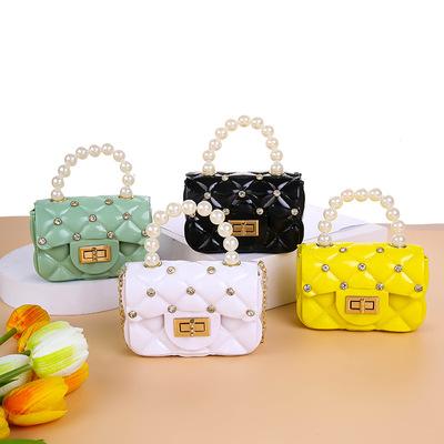 China Mini Bag Womens Chain Lady Lightweight Bags 8 Color Toddler Jelly Purse Little Kids Jelly Bag Little Girl Purses Purses for sale