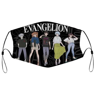 China Other Caisi Evangelion Face Maskss Bandana Scarf Reusable Adjustable For Outdoor Breathable Washable Balaclava for sale