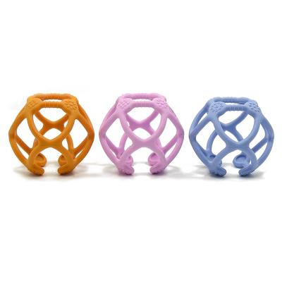 China Pantone Silicone Teething Ball for sale