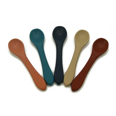 China EN71 Silicone Feeding Spoon for sale