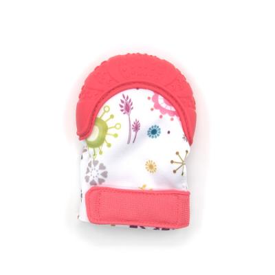 China Safety OEM ODM Baby Teething Mitten BPA Free  Hand Chew Mitt for sale