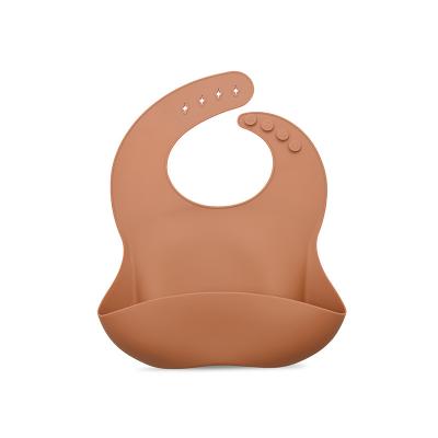 China Socub Comfortable Waterproof Silicone Bibs BPA Free EN71 Tableware for sale