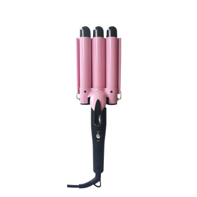 China Amazon Hair Curling Iron Professional Ceramic Triple Curler Barrel Curler Roll Hair Styling Tools Hair Styler Wand Curler Irons for sale