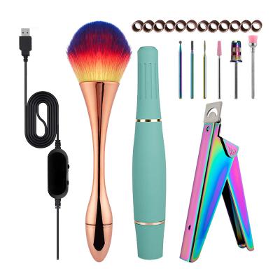 China ABS+Metal Guaranteed Quality Unique New Style Portable Electric Nail Drill Kit Machine Polisher for sale