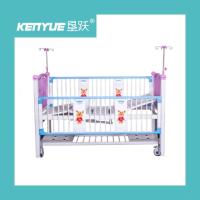 China Two Colors Pink And Blue Hospital Baby Crib For Pediatric Medical for sale