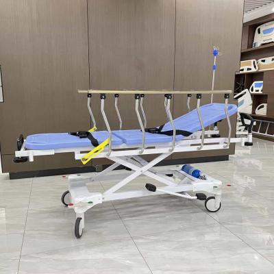 China Carruaje de emergencia de esteras Carruaje de emergencia hidráulico producto médico cama de traslado de silla de ruedas en venta