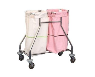 China Medical Waste Collecting Hospital Instrument Trolley Stainless Steel Medical Nursing Care Trolley for sale