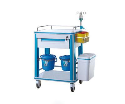 Chine Bien mobilier en plastique de portion d'hôpital de chariot à instrument chirurgical pour médical à vendre